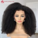Virgin human hair 4a curly 360 lace wig with 4c baby hairs BW4455-2